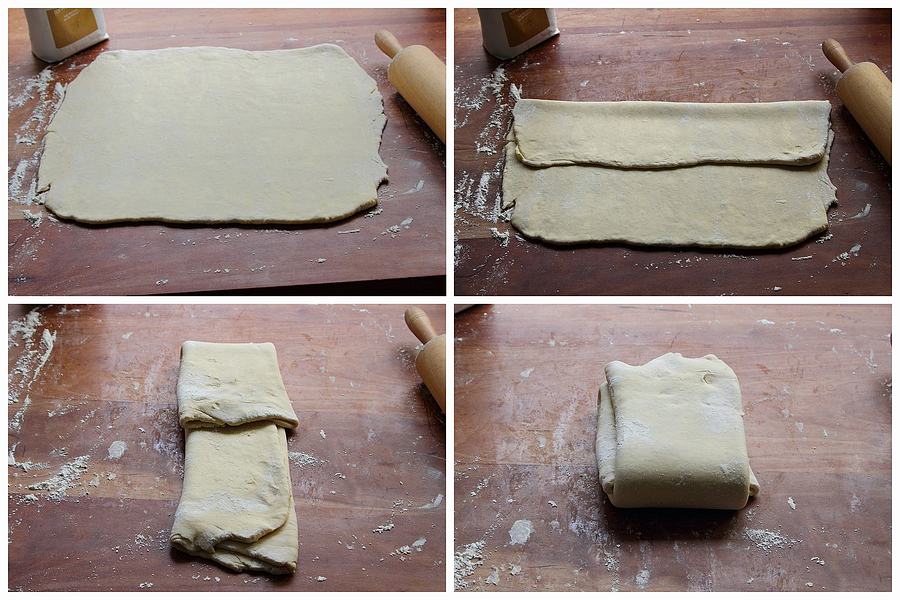 folding Danish pastry