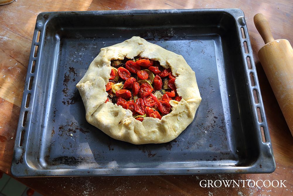 summer vegetable galette