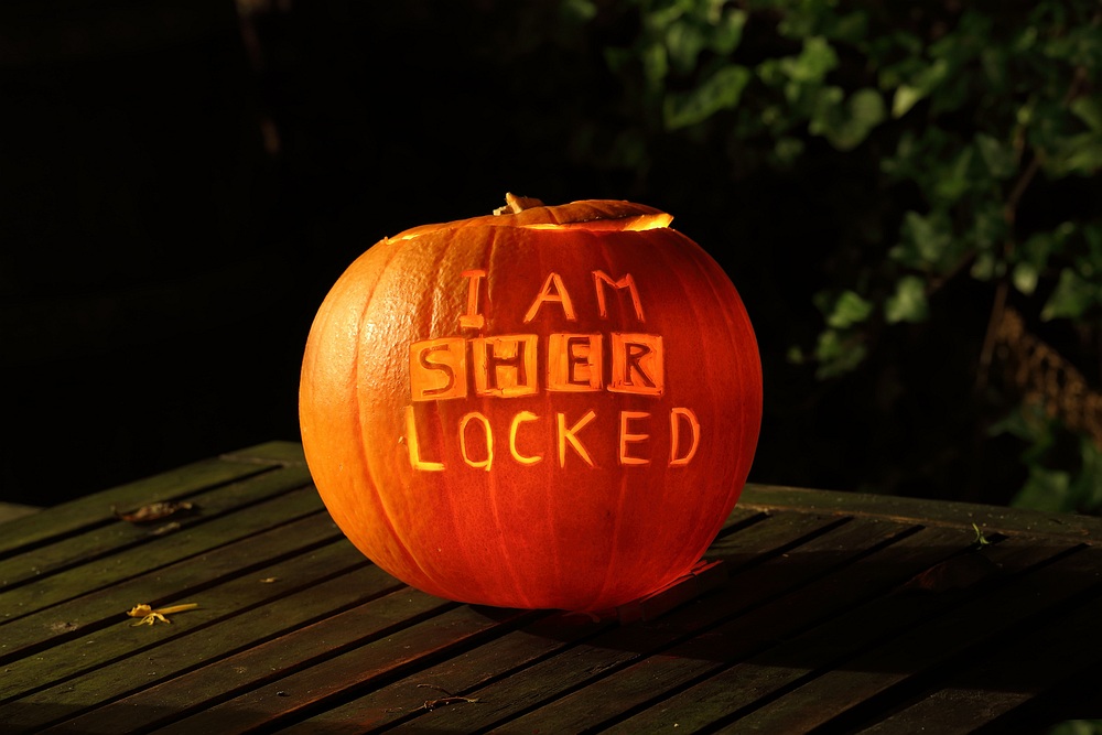 i am sherlocked pumpkin