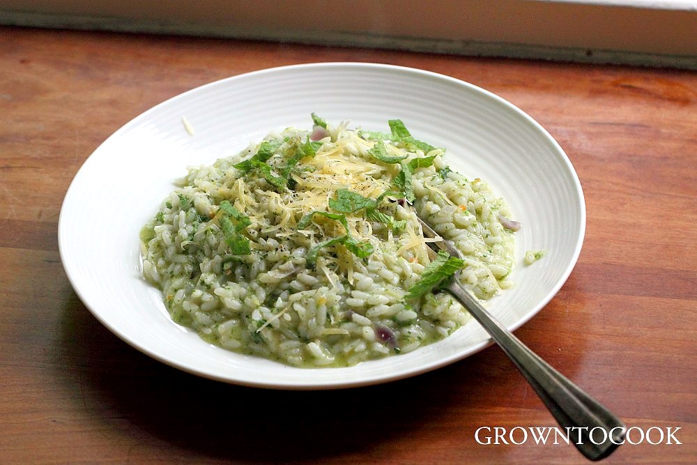 nettle risotto