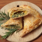 Turnovers with ricotta and chard filling