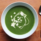 Nettle lovage spring soup