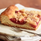 Plum kuchen with streusel topping