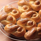 Braided bread rolls