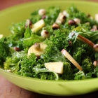 Kale salad with orange vinaigrette & community gardening