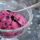 Blueberry yogurt ice cream