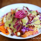 Fall coleslaw with hazelnuts and pomegranate