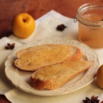 Japanese quince jelly on toast